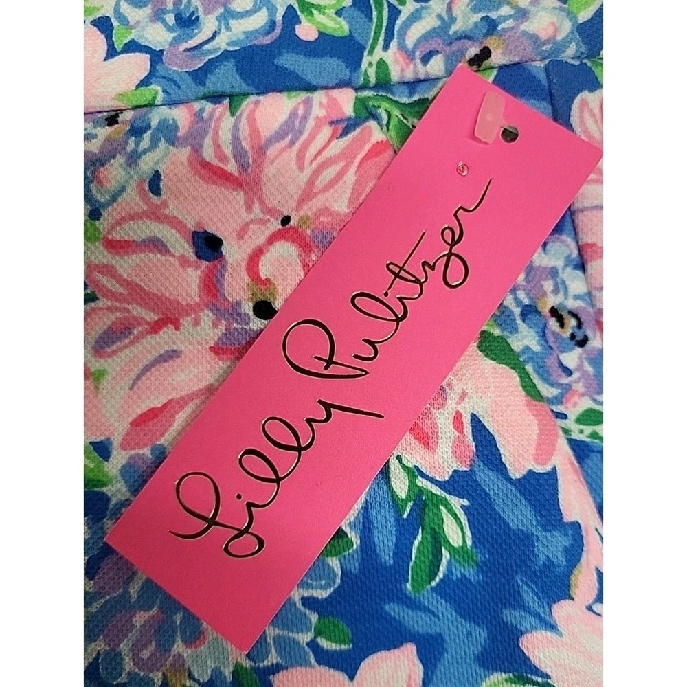 Lilly Pulitzer Buttercup Knit Shorts Multi Spring In Your Step Sz 8 NWT - Picture 10 of 14